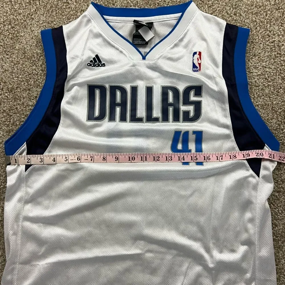 Adidas Dallas Mavericks Dirk Nowitzki Jersey Youth XL